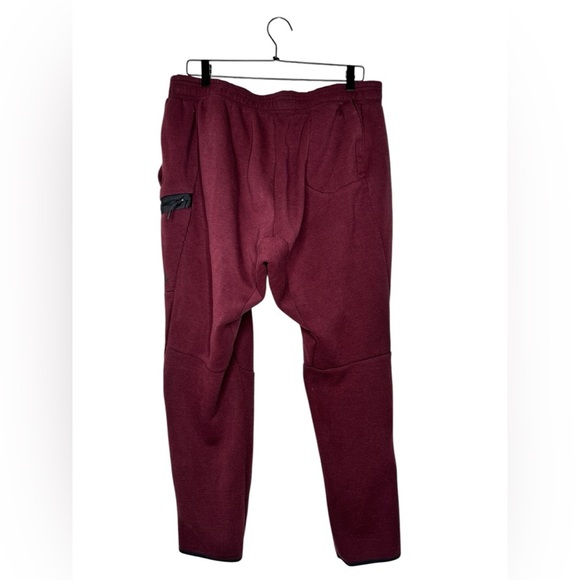 Nike Tech Fleece Joggers Mens size XL Burgundy Red - Picture 7 of 12